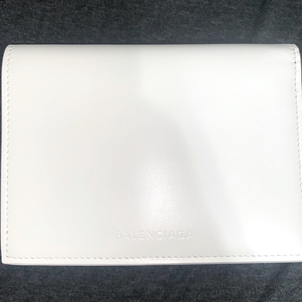 New Balenciaga White 158 Wallet Unisex - Picture 3 of 5